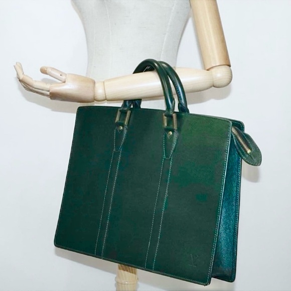 Louis Vuitton Taiga Briefcase! True Vintage Piece! - Picture 2 of 14